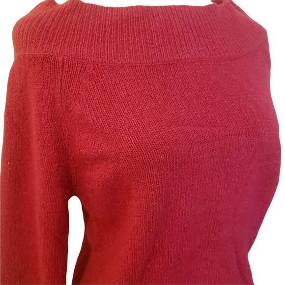 Reference Point Women Small Fuscia Long Sleeve Silk & Wool Blended Sweat… - Picture 11 of 11